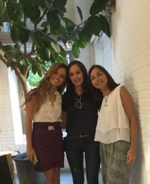 Katherine Comomoto, Susana Nakatani and Charo Ulecia